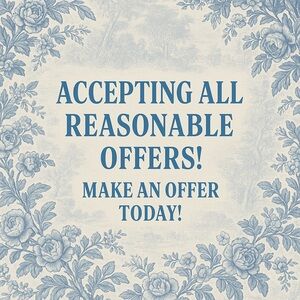 ACCEPTING REASONABLE OFFERS